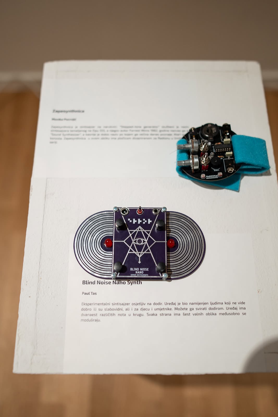 Blind Noise Nano synth Paula Tasa u postavu Radiona.org